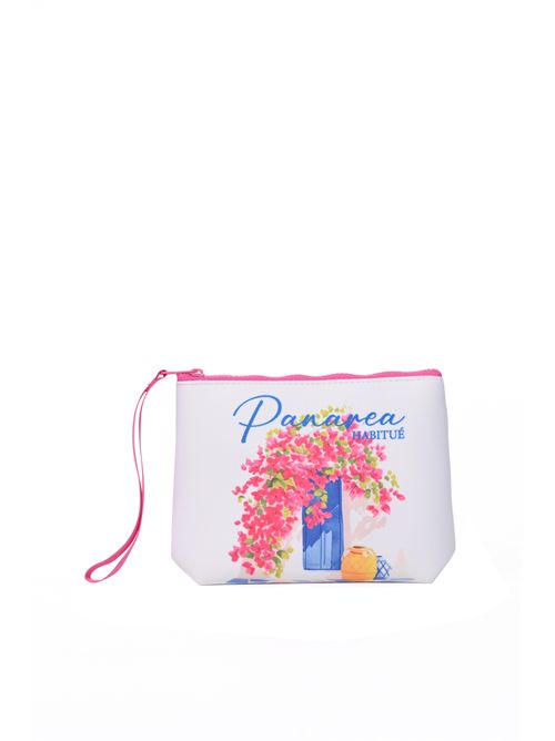 Pochette Aline in scuba con stampa Panarea Habitue Mc2 Saint Barth | ALIN00108980L